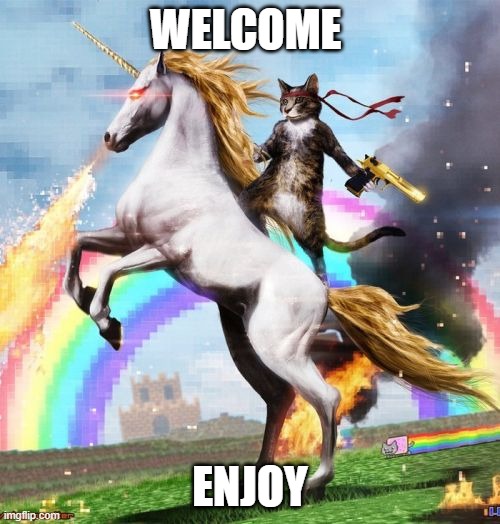 Welcome meme image
